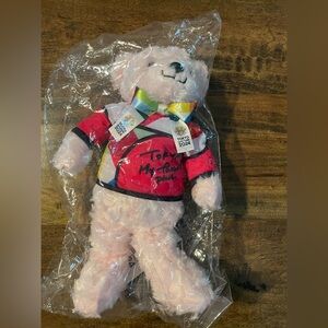 Tokyo 2024 Marathon Plush Bear with Red Jacket